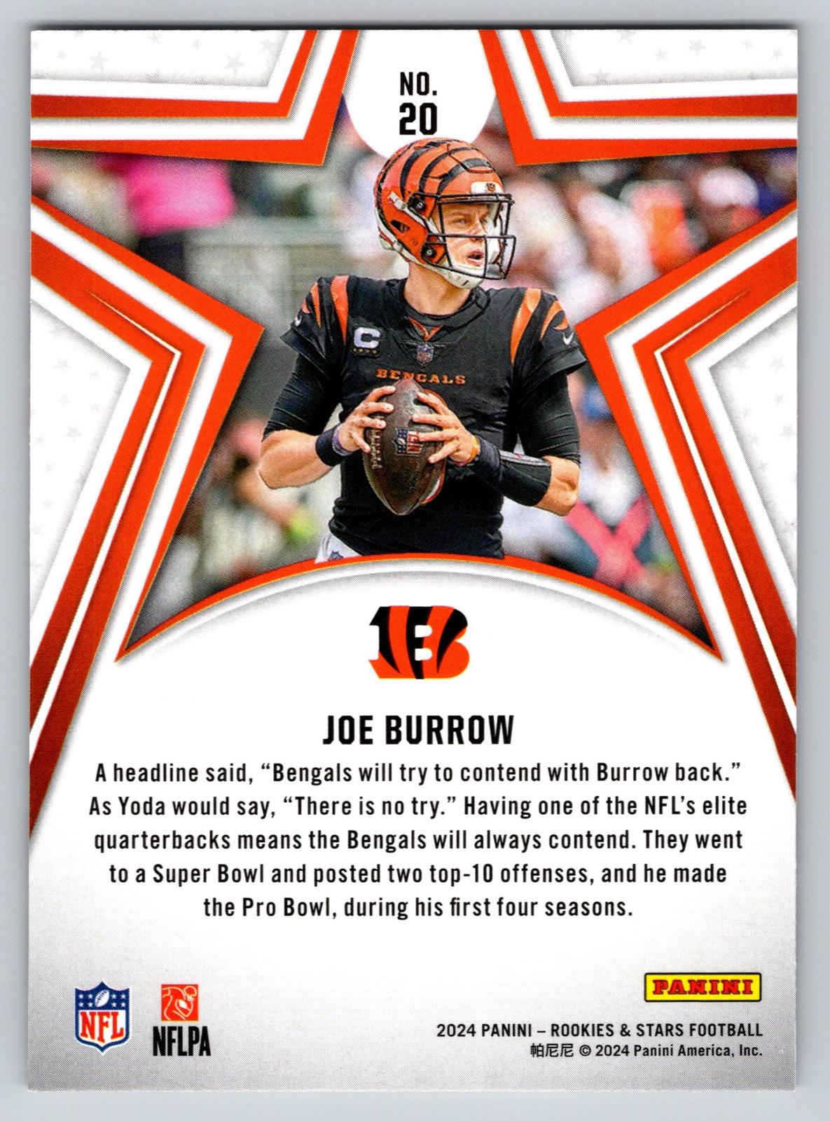 2024 Panini Rookies & Stars #20 Joe Burrow