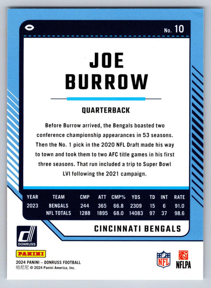 2024 Donruss #10 Joe Burrow