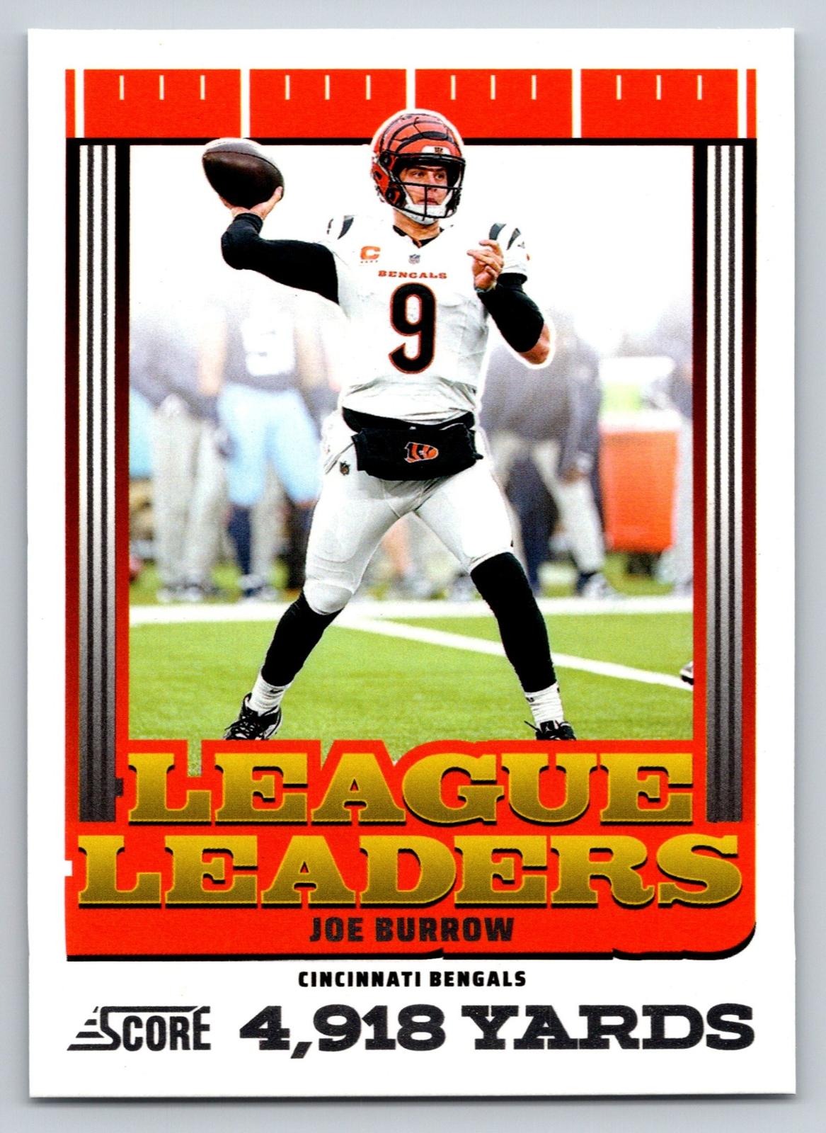 2025 Score #1 Joe Burrow League Leaders
