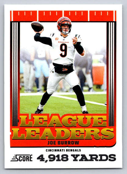 2025 Score #1 Joe Burrow League Leaders