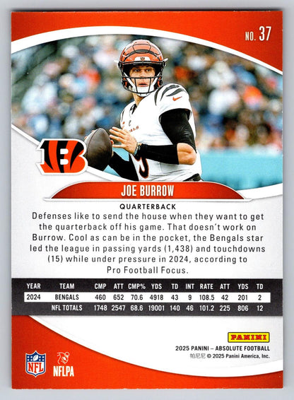 2025 Panini Absolute #37 Joe Burrow Retail