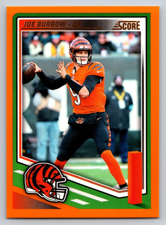2025 Score #284 Joe Burrow Orange