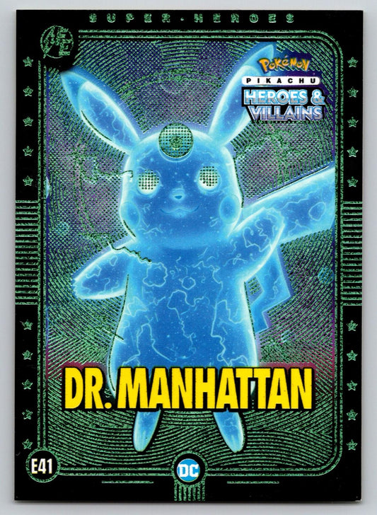 Pikachu Heroes & Villians Dr. Manhattan E41 Foil