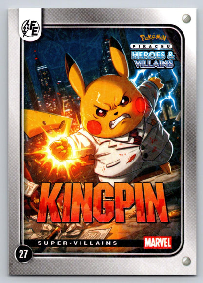 Pikachu Heroes & Villians Kingpin 27