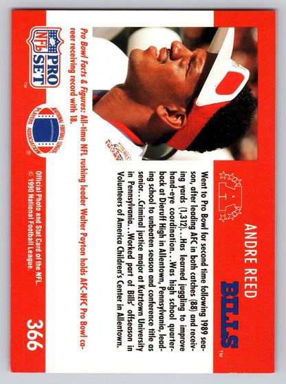 1990 Pro Set #366 Andre Reed