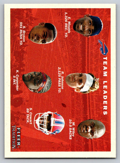 2001 Fleer Tradition #370 Buffalo Bills Team Leaders