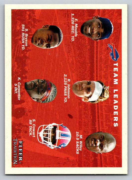 2001 Fleer Tradition #370 Buffalo Bills Team Leaders