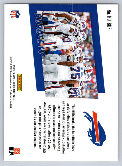 2022 Score #HU-BUF Buffalo Bills Huddle Up