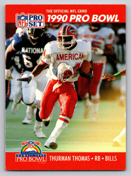 1990 Pro Set #374 Thurman Thomas
