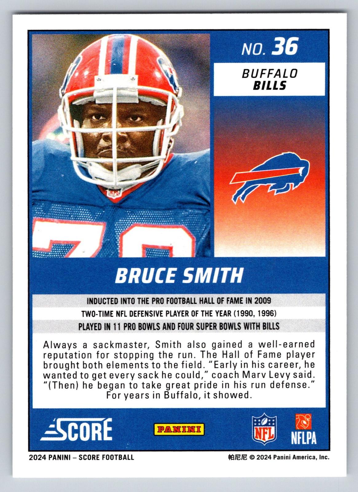 2024 Score #36 Bruce Smith