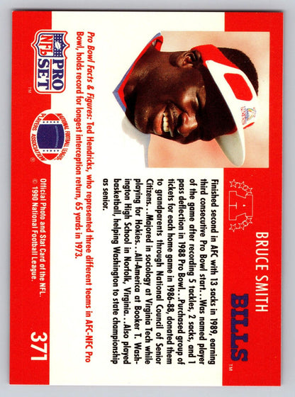 1990 Pro Set #371 Bruce Smith