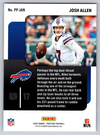 2024 Panini Prestige #PP-JAN Josh Allen Prestigious Pros