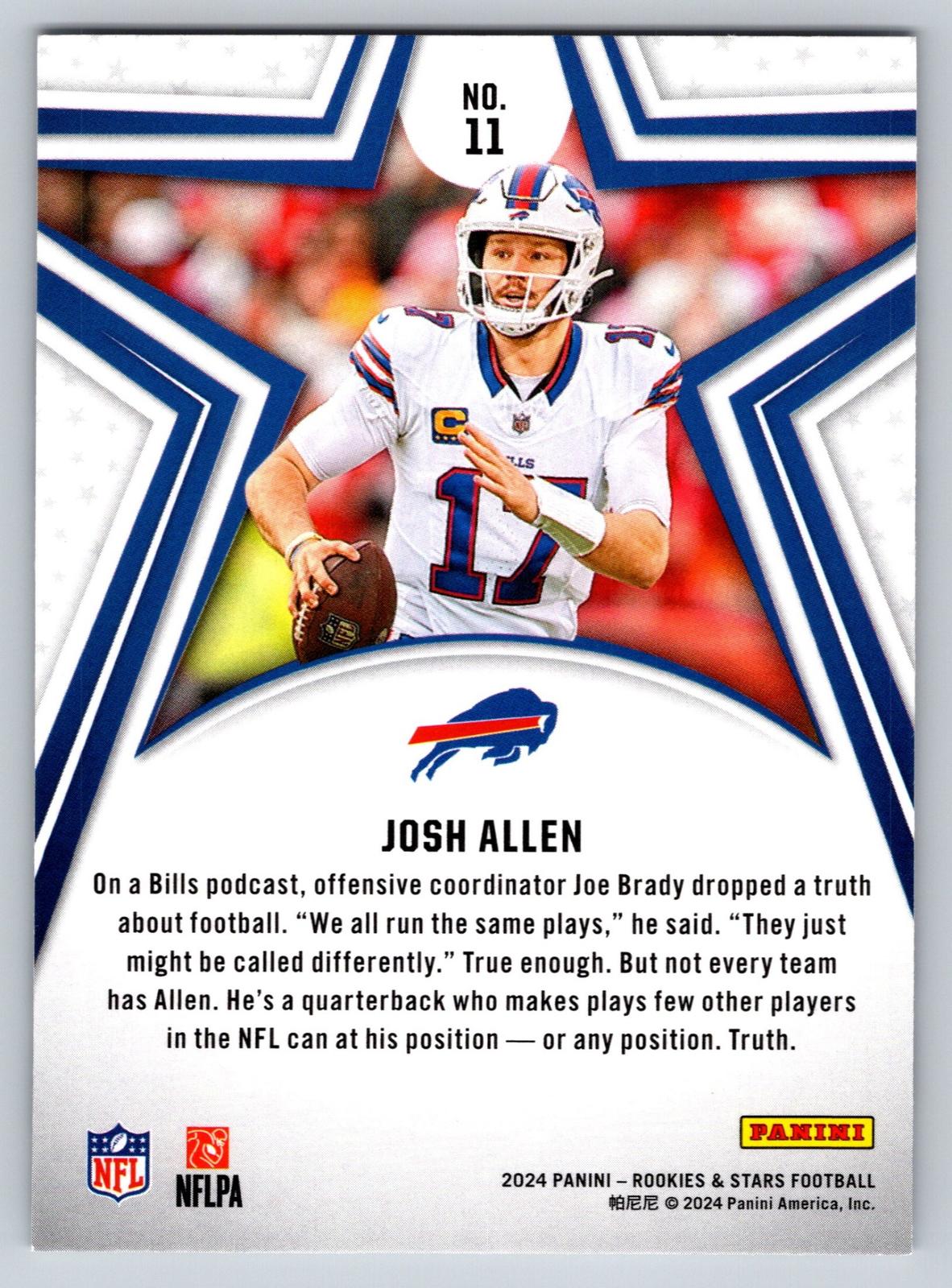 2024 Panini Rookies & Stars #11 Josh Allen