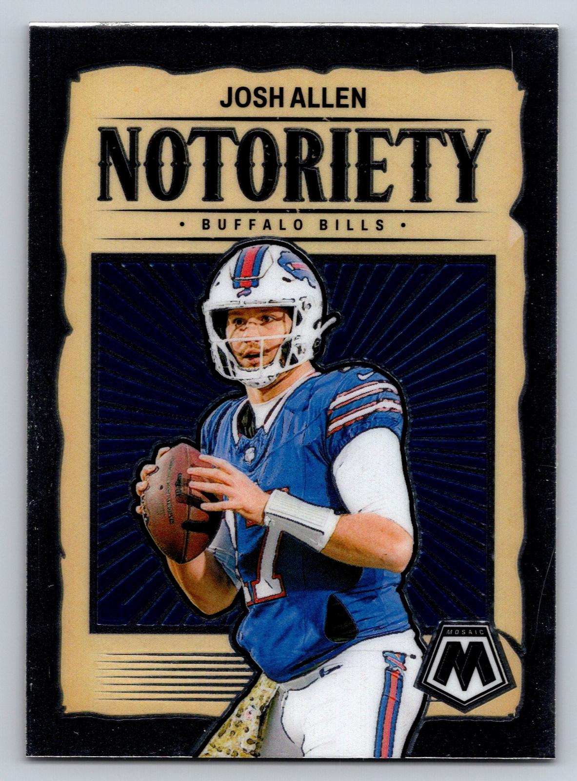 2024 Panini Mosaic #4 Josh Allen Notoriety