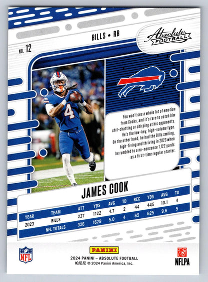 2024 Panini Absolute #12 James Cook Retail