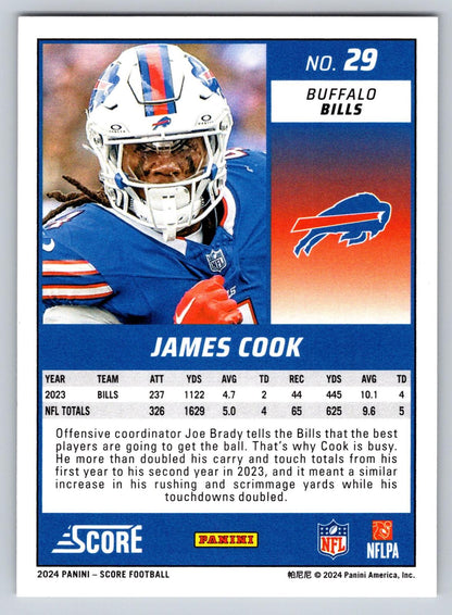 2024 Score #29 James Cook