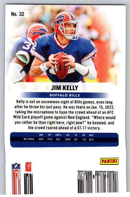 2023 Panini Prestige #32 Jim Kelly