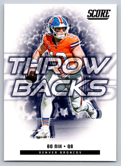 2025 Score #6 Bo Nix Throwbacks
