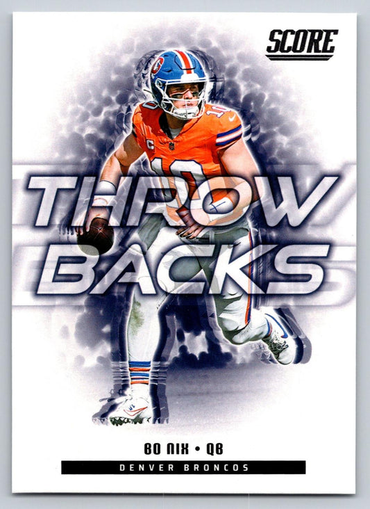 2025 Score #6 Bo Nix Throwbacks