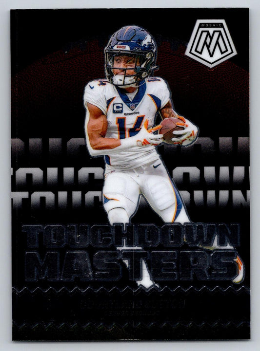 2024 Panini Mosaic #TM-CSN Courtland Sutton Touchdown Masters