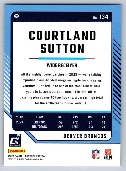 2024 Donruss #134 Courtland Sutton