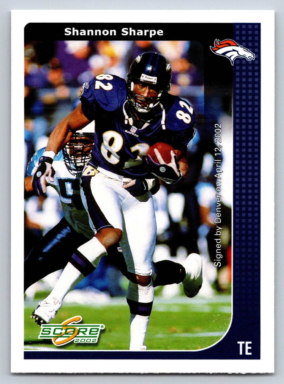 2002 Score #22 Shannon Sharpe