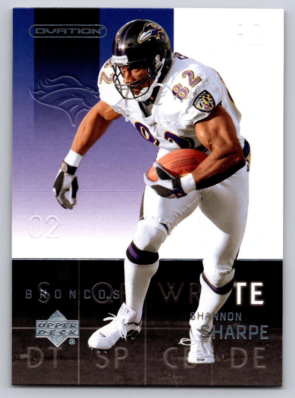 2002 Upper Deck Ovation #25 Shannon Sharpe