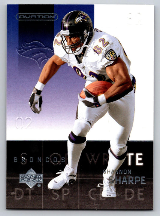 2002 Upper Deck Ovation #25 Shannon Sharpe
