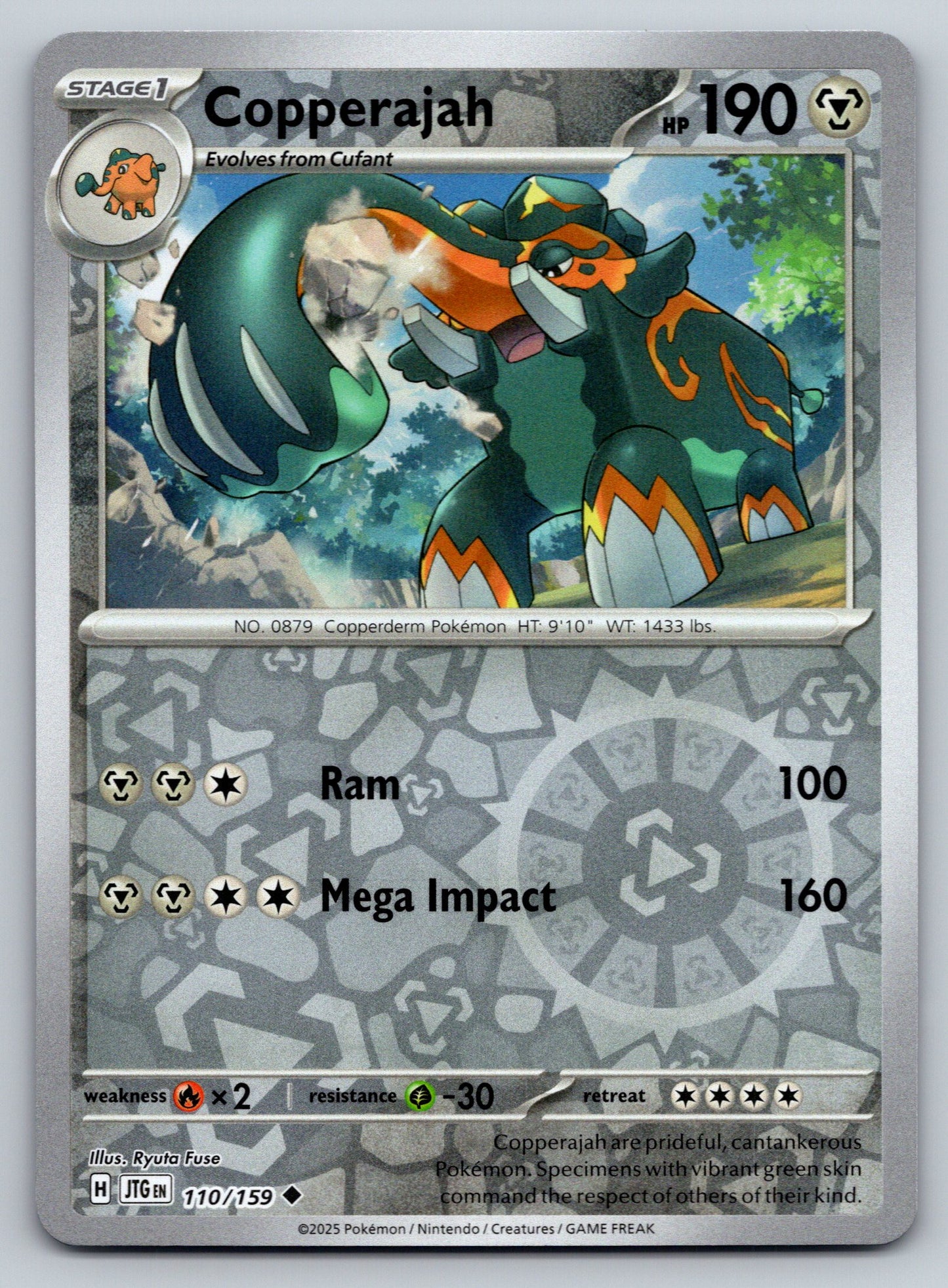 SV09: Journey Together #110/159 Copperajah reverse holo