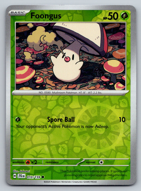 SV09: Journey Together #010/159 Foongus reverse holo