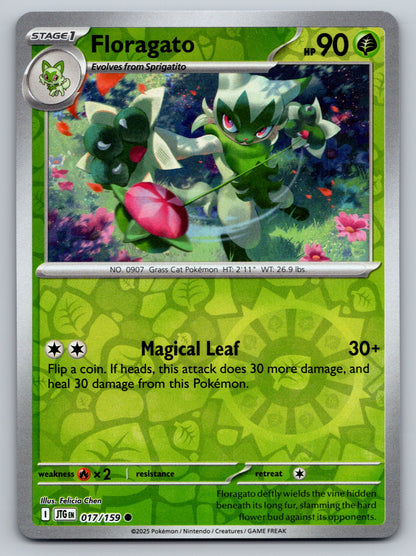 SV09: Journey Together #017/159 Floragato reverse holo