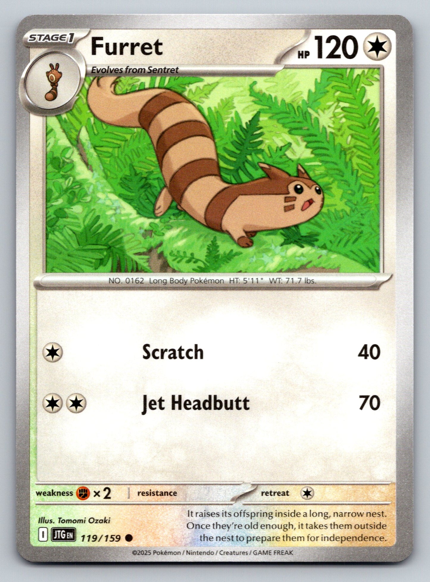 SV09: Journey Together #119/159 Furret