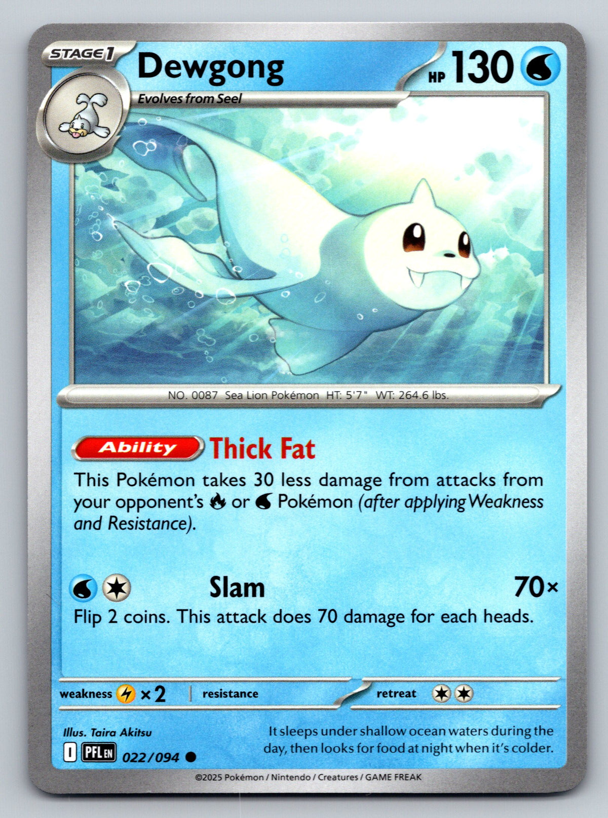 ME02: Phantasmal Flames #022/094 Dewgong