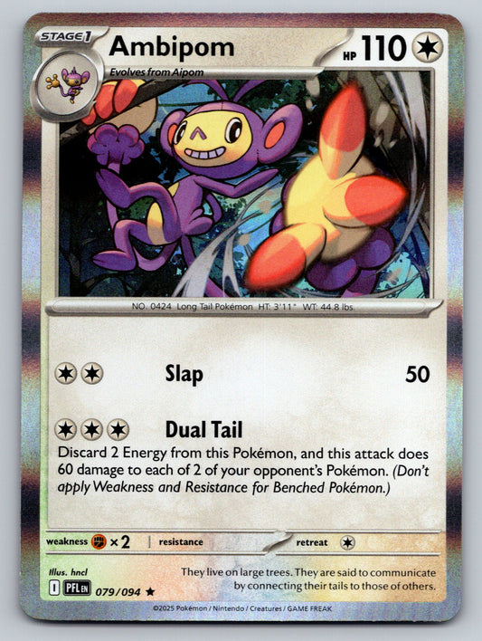 ME02: Phantasmal Flames #079/094 Ambipom holo