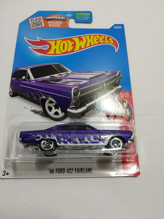 2016 Hot Wheels Flames '66 Ford 427 Fairlane