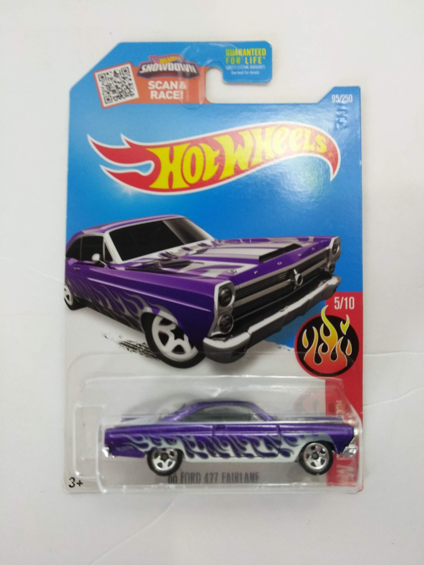 2016 Hot Wheels Flames '66 Ford 427 Fairlane