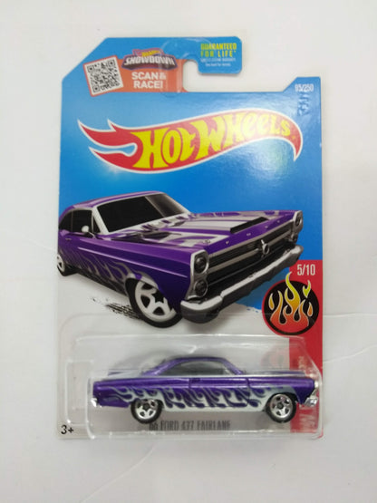 2016 Hot Wheels Flames '66 Ford 427 Fairlane