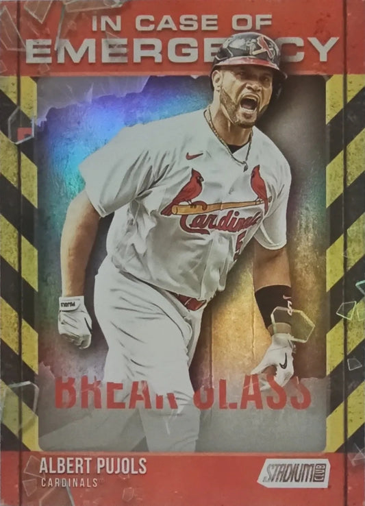 2025 Albert Pujols Topps Stadium Club (in Case of Emergency)