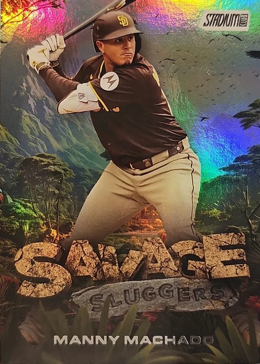 2025 Manny Machado Topps Stadium Club (Savage Sluggers)