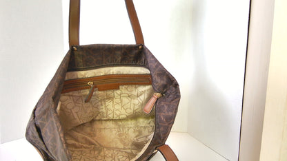 Calvin Klein Monogram Tote Bag
