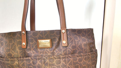 Calvin Klein Monogram Tote Bag
