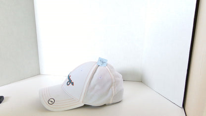 Mirage Flexfit White Baseball Cap (L/XL)