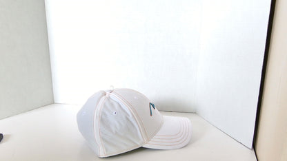 Mirage Flexfit White Baseball Cap (L/XL)