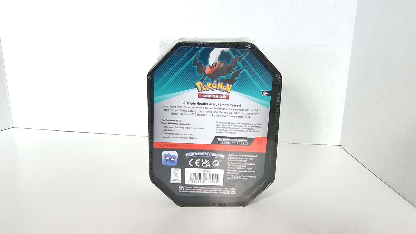 Pokemon Darkrai Triple Whammy Tin