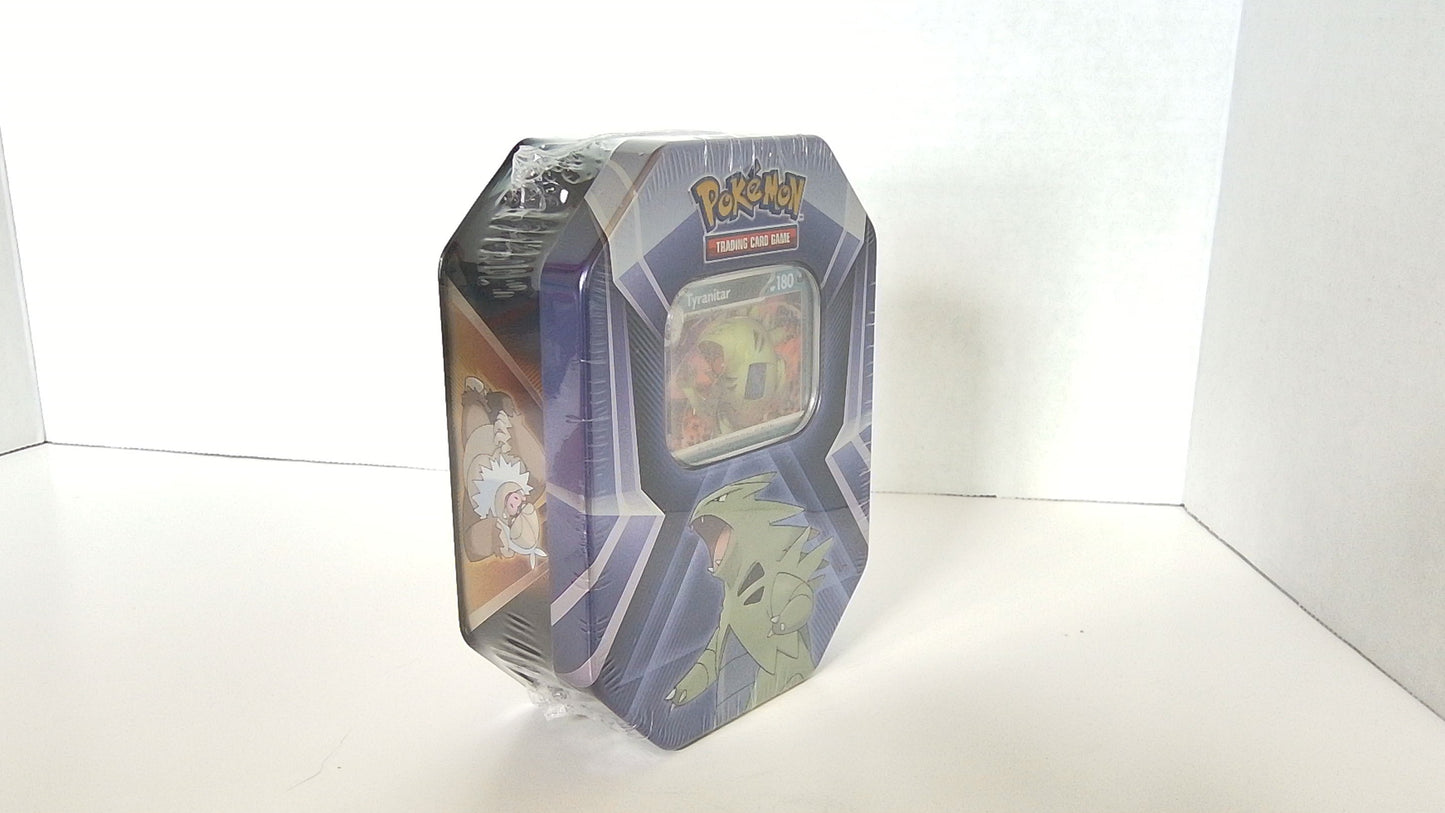 Pokemon Tryranitar Triple Whammy Tin