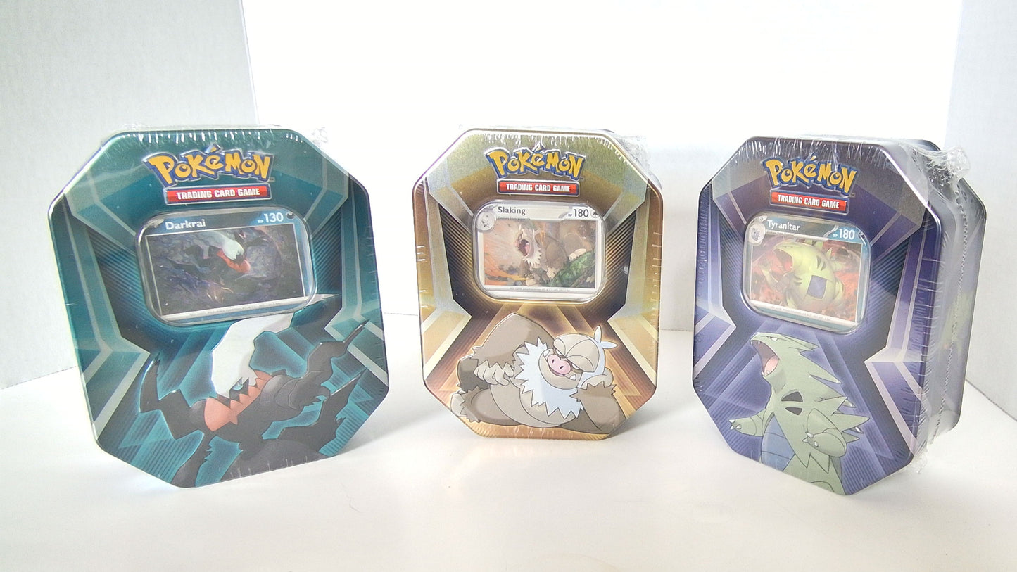 Pokemon Triple Whammy Tin Set