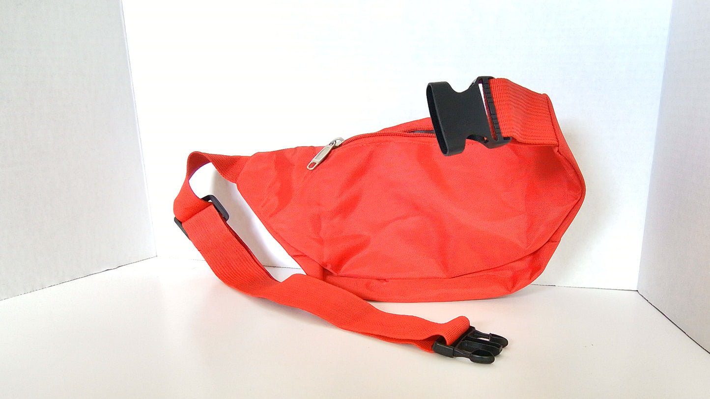 Red Sport Waist Bag