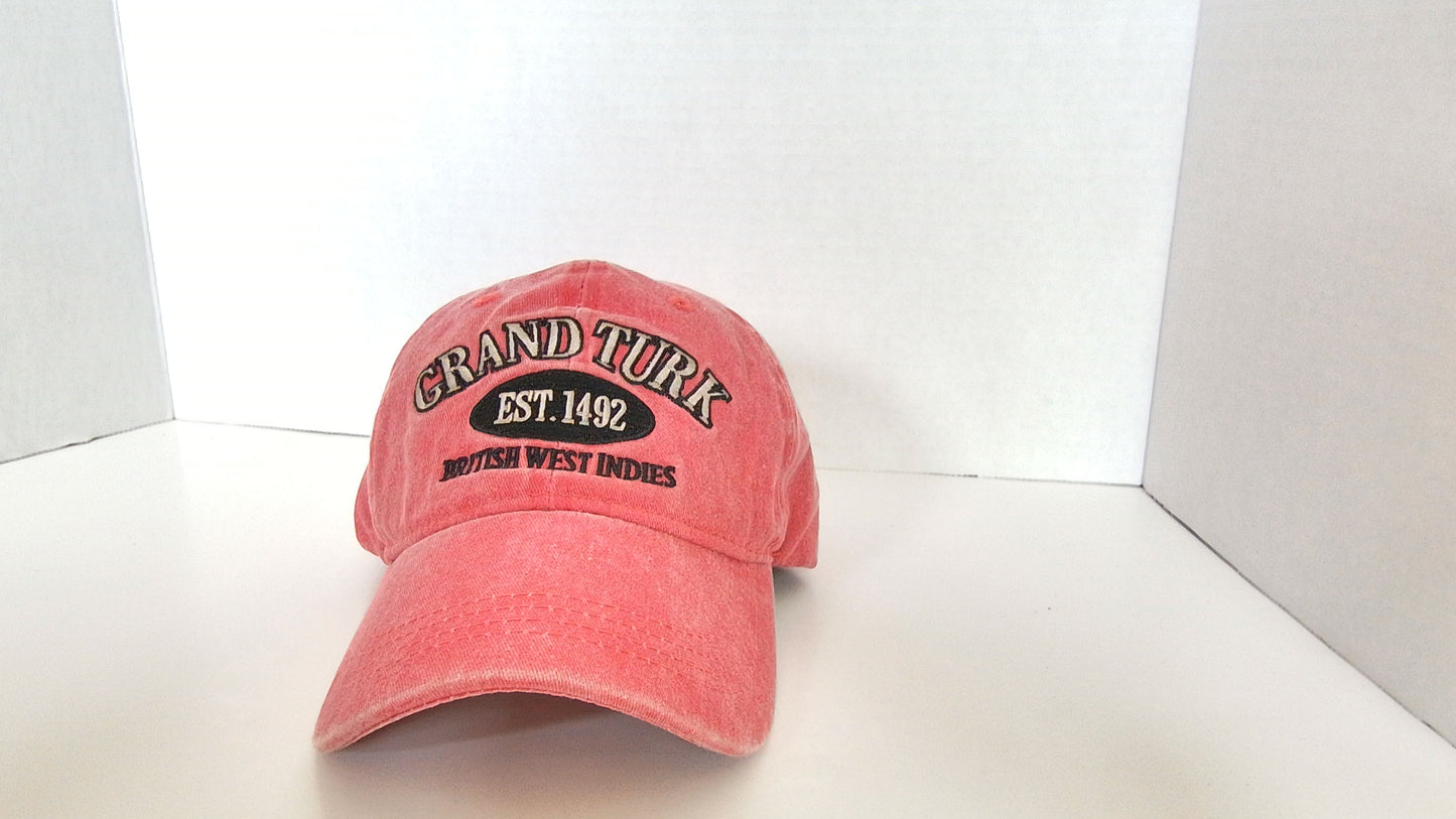Grand Turk Embroidered Baseball Cap