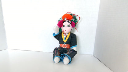 Handmade Ethnic Cloth Doll w/ Tradional Costume