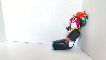 Handmade Ethnic Cloth Doll w/ Tradional Costume